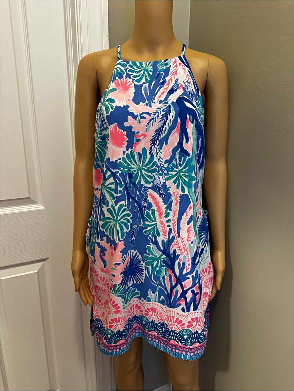 Lilly Pulitzer Romper in Blue with Pattern